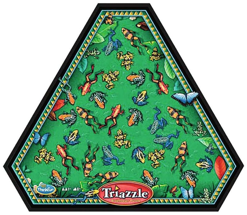 ثينك فان Think Fun Triazzle - أحجية ذهنية لمطابقة الصور | يشرك التفكير الاستراتيجي والذاكرة | مثالي للأطفال من سن 8 سنوات فما فوق | لعبة حائزة على جوائز - Image 1